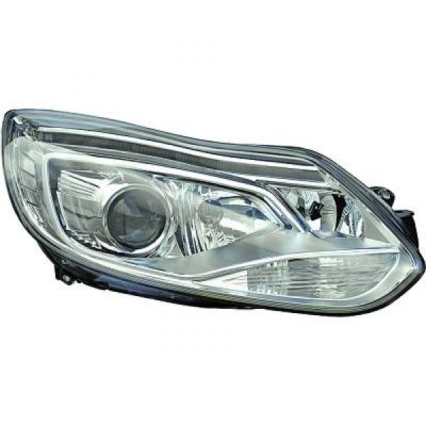 Phare optique électrique avant gauche FORD FOCUS 1 2001-2004 noir