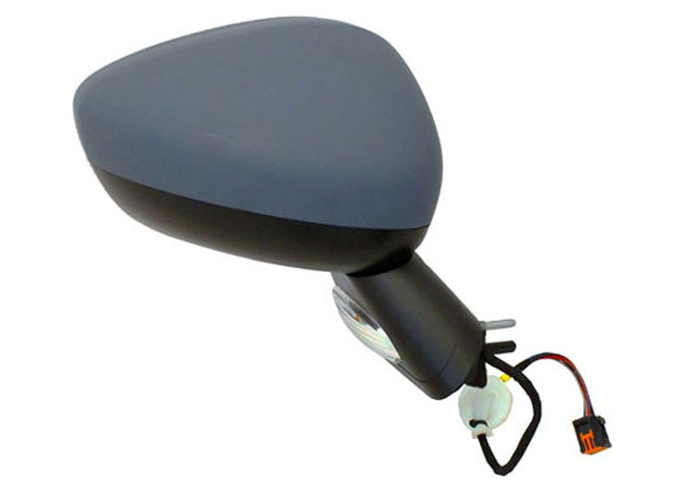 Verre Rétroviseur Droit ABSOPRO Pour Citroën C4 2004-2009 - Verre Blanc Non Chauffant Avec Plaque Support - Remplacement Facile