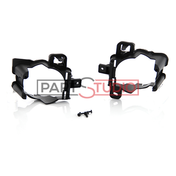 Paire D'antibrouillards JOM Pour Peugeot 207/208 – Noir Fumé, Ampoules H11/H8, Gauche+droite
