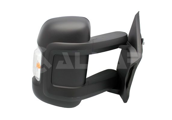 Rétroviseur Droit Manuel Court Noir Pour Citroën Jumper (à Partir De 2006) - Avec Clignotant - Réf. OEM Multiples