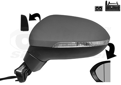 Rétroviseur Gauche électrique Chauffant Avec Clignotant - Pour Renault Trafic Nissan Primastar 2014-2025