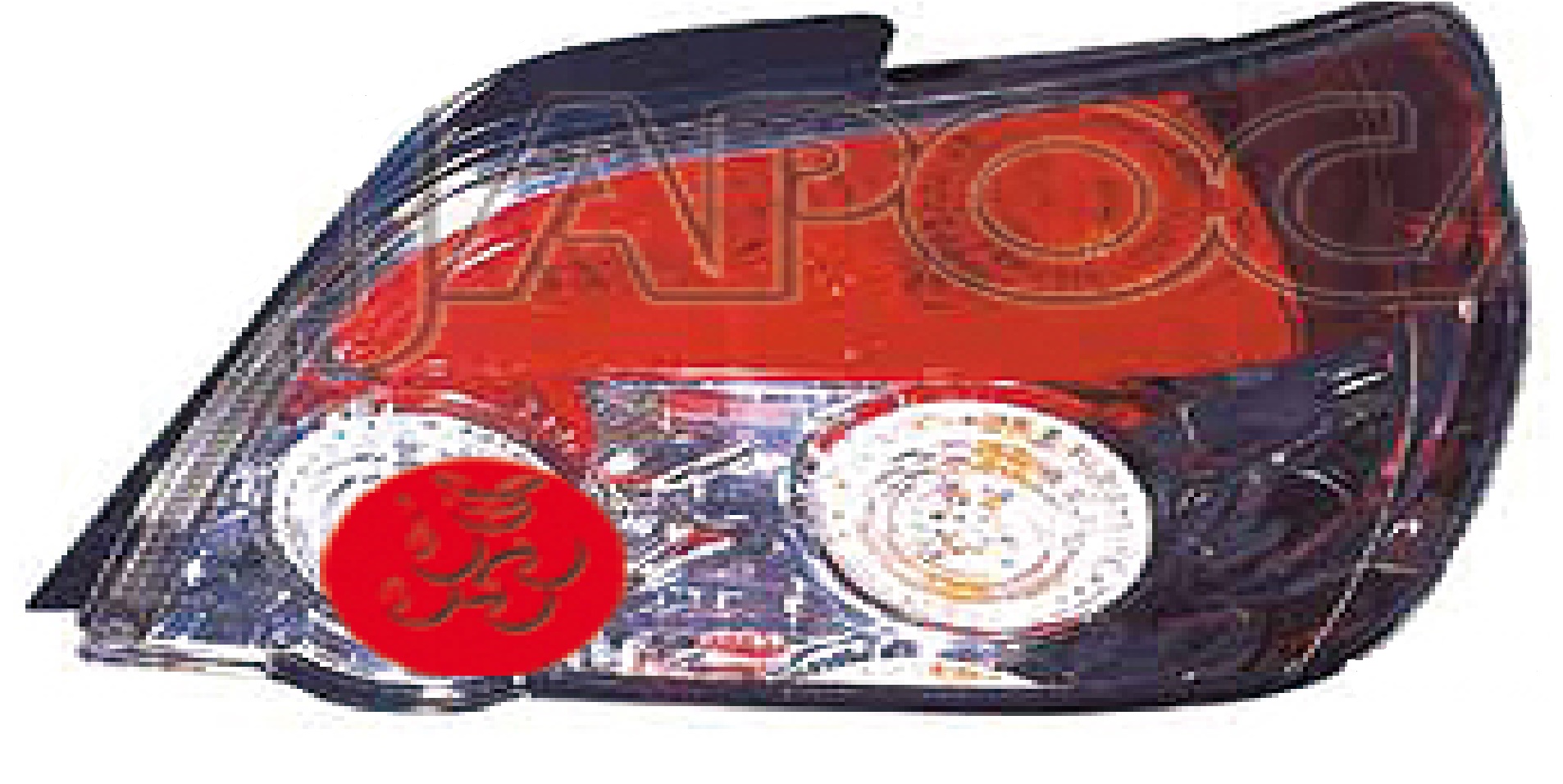 Garniture Feu Arrière Droit Chromée Pour Fiat 500L 2014-2020 - OEM 68235996AA 77366441