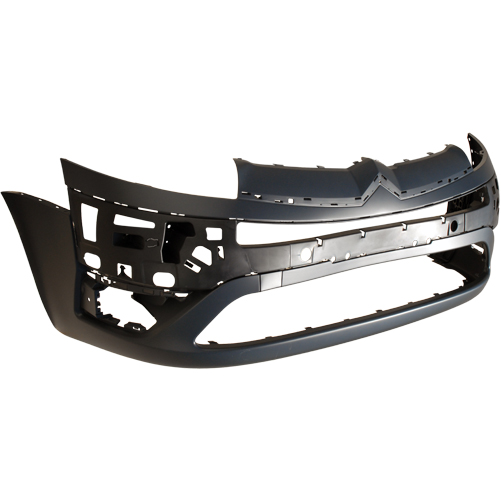 Pare-chocs Avant Citroën C4 Grand Picasso 1 - Noir - 7401FJ - État Mauvais