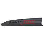 Moulure de porte avant gauche, noire