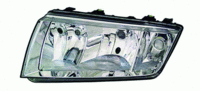 Phare droit, lampe H7+H3 (électrique) fond clair
