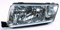 Phare droit, lampe H7+H3 (électrique) fond clair