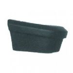 Embout droit de pare-chocs avant (gris)