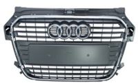 Grille de calandre, noire, sans emplacement radars