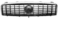 Grille de calandre avec moulure chromée