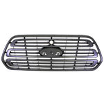 Grille de calandre, noire mate
