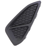 Grille inférieure gauche de pare-chocs avant, noire, sans emplacement antibrouillard