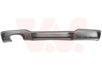 Spoiler de pare-chocs arrière, gris platine, avec emplacement double échappement gauche, modèle S-Line