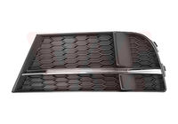 Grille de pare-chocs avant gauche, noire, avec moulure chromée, modèle S-Line