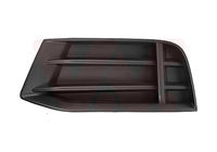 Grille inférieure avant gauche, sans emplacement antibrouillard, sans emplacement moulure, sans moulure chromée, sauf finitions pack extérieur S-Line / E-Tron / S3