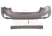 Pare-chocs arrière, à peindre, sans emplacements radars, avec emplacements moulures, Finition Sport, 4/5 portes