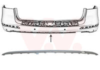 Moulure de pare-chocs arrière supérieure, chromée, modèle SUV w166