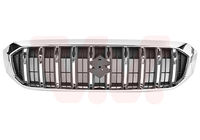 Grille de calandre, noire et chromée