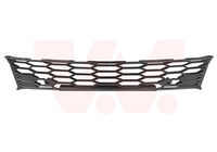 Grille inférieure avant centrale, position : centrale, 2 trous, teinte : noir, pour finitions GTD / GTE / GTI (sauf clubsport) - nid abeille