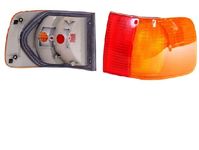Feu arrière gauche extérieur, orange et rouge
