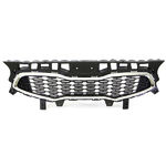 Grille de calandre, chromée et noire