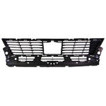 Grille inferieure avant centrale, avec emplacement radar, noir