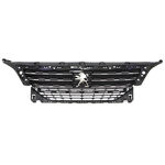 Grille calandre, sans fonction caméra, pour phares halogènes, pampilles horizontales