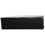 Moulure de porte arrière droite, noire et chrome