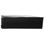 Moulure porte arrière gauche, noir, chromé
