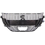 Grille de calandre avant, chromée