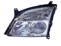 Phare droit (fond clair), lampe H7+H7, réglage électrique