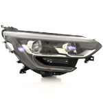 Phare avant droit, ampoule H7+H7, avec feu de jour LED, fond noir - Effet 3D (Edge Light)