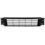 Grille inférieure centrale de pare-chocs avant, noire, avec moulure chromée