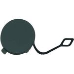 Cache crochet remorquage avant, à peindre, côté gauche, rond, compatible jusqu'à 10/2014