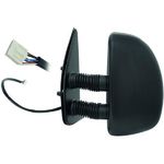Rétroviseur gauche / noir / réglage électrique / chauffant / bras long