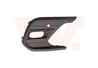Enjoliveur avant droite antibrouillard, teinte : noir, avec trou pour antibrouillard et sans moulures chromée - sauf finitions R-Line / GTI