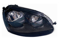 Phare gauche / fond noir / lampes H7+H7