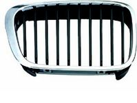 Grille gauche de calandre chromée