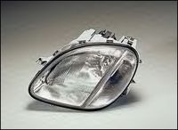 Phare gauche (électrique), lampe H7+H7 avec emplacement clignotant
