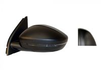 Rétroviseur gauche, électrique, chauffant, clignotant, noir