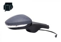 Rétroviseur droit, complet, électrique, glace convexe, chauffant, à peindre, avec clignotant, sonde température, 8 pins