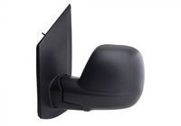 Rétroviseur gauche, complet, électrique, glace convexe, chauffant, noir, 5 pins