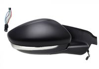 Rétroviseur droit, complet, électrique, glace convexe, chauffant, avec clignotant, sonde température, 2 pins 6 pins
