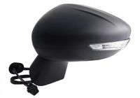 Rétroviseur gauche, complet, électrique, glace convexe, avec clignotant, 5 pins
