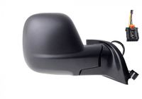 Rétroviseur droit, complet, électrique, glace convexe, chauffant, sonde température, 2 pins 5 pins