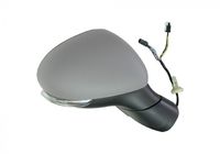 Rétroviseur droit, complet, électrique, glace convexe, chauffant, à peindre, avec clignotant, sonde température, modèle avec détecteur angle mort, wy5w