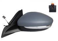 Rétroviseur gauche, à peindre, mécanique, glace convexe, à peindre, avec clignotant wy5w, 2 pins