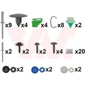 Kit Fixations Bouclier Avant Renault Twingo II Phase 2 (2011-2014) - 34 Pièces - Réf. 601007D