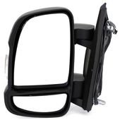 Rétroviseur gauche électrique / noir / chauffant / avec clignotant / avec sonde de température / bras court pour FIAT DUCATO DE 07/2006 A 06/2014