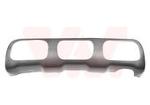 Enjoliveur inférieur pare-chocs arrière, position centrale, compatible jusqu'à 05/2021 pour CITROEN C3 AIRCROSS A PARTIR DE 06/2017
