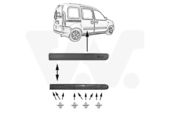 Moulure Renault Kangoo OEM 808204020R